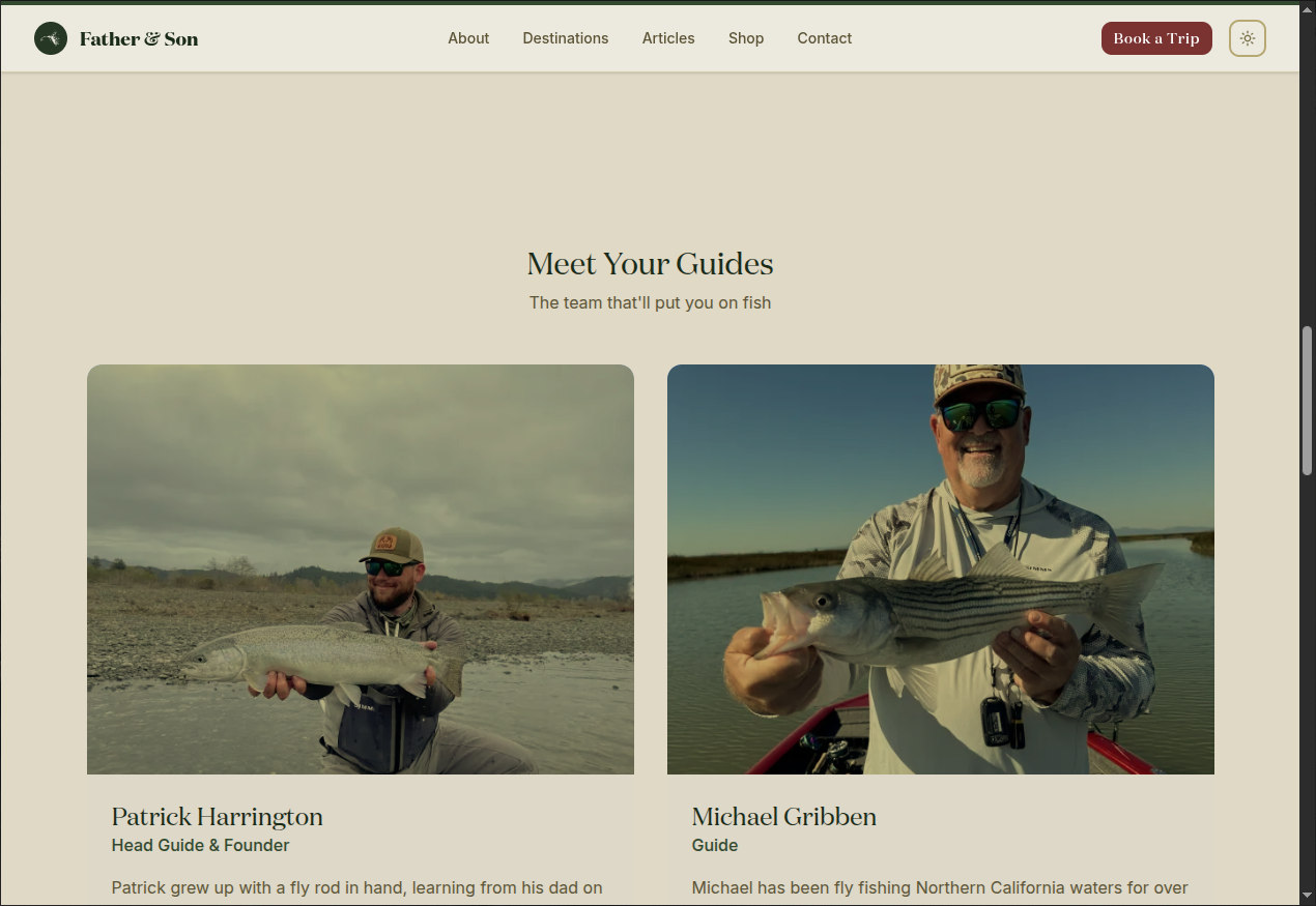 Meet the guides - building trust